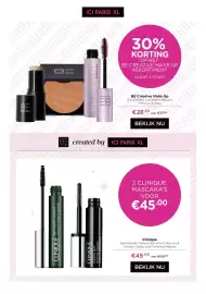 ICI Paris XL folder Pagina 22: Be Creative Make Up €26,53, Clinique €45,00