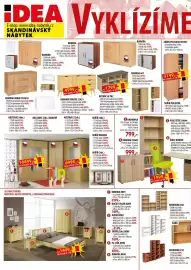 IDEA nábytek leták Strana 2: Skřín policová IN5923 €3.199,00, Botník la Paz €1.799,00