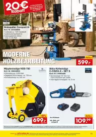 Netto Marken-Discount Prospekt Seite 11: Wippkreissäge HOS-750 BAMATO €699,00