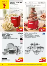 Netto Marken-Discount Prospekt Seite 18: Topfset Galactica €84,99, Schokoladenbrunnen GOURMETMAXX €19,99