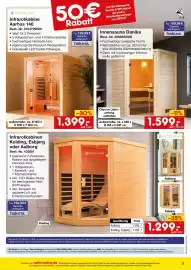Netto Marken-Discount Prospekt Seite 3: Infrarotkabine ARTSAUNA €1,30, ARTEAUNA Sauna €1.399,00