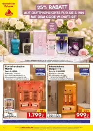 Netto Marken-Discount Prospekt Seite 4: Eck-Infrarotkabine Malmö €1.799,00, Infrarotkabine Bergen 115 ARTSAUNA €999,00