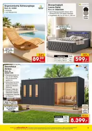 Netto Marken-Discount Prospekt Seite 5: Ergonomische Schwungliege Prestice Home Living Outdoor €89,99