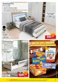 Netto Marken-Discount Prospekt Seite 9: Polsterbett Paris €119,99, Kinderbett Naya JUSKYS €129,99