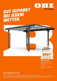 OBI Prospekt Seite 12: Metall-Einzelcarport €999,99