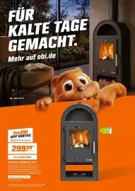 OBI Prospekt Seite 4: Kaminofen „MAGNA 3.0 Plus“ €299,99