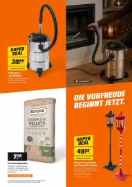 OBI Prospekt Seite 5: Aschesauger "AS-20/1200 A" €39,99, REKORD Premium Holzpellets €7,39