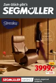 Segmüller Prospekt Seite 1: Stressless €3.999,00