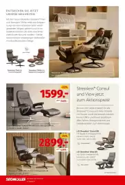 Segmüller Prospekt Seite 4: Stressless® Consul (M) mit Cross Untergestell inkl. Hocker in Leder „Batick“ €1.599,00