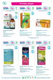 Gyöngy Patikák akciós újság Oldal 12: Stilaxx junior köhögés elleni szirup €3.489,00, Fluimucil forte €2.829,00