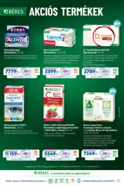 Gyöngy Patikák akciós újság Oldal 5: Béres d-vitamin €2.789,00, ék értrend-kiegészítő €11.159,00
