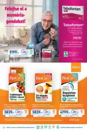 Gyöngy Patikák akciós újság Oldal 8: BioCo cspikebogyós retard c-vitamin €3.829,00, BioCo D3-vitamin Forte €3.829,00