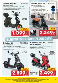 Netto Marken-Discount Prospekt Seite 3: E-Roller Hero V.2 Rolektro €1,10, E-Roller Retro 45 Rolektro €2.349,00