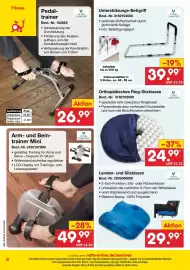 Netto Marken-Discount Prospekt Seite 6: Orthopädisches Ring-Sitzkissen VITAL COMFORT €24,99