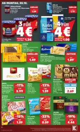 Kaufland Prospekt Seite 4: Merci Petits €1,59, MAGNUM mini Classic €2,69