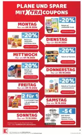 Kaufland Prospekt Seite 9: Tiefgekühlte Kartoffelprodukte, SALAMI STICKS CLASSIC
