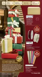 METRO Prospekt Seite 76: Tarrington House Weihnachts-Geschenkpapier „Duo-Color“, GOLDINA Schleifenband