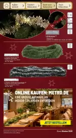 METRO Prospekt Seite 79: Tarrington House Lametta-Girlande, Star-Max LED Girlande