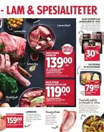 Meny kundeavis uke 40 Side 3: Gilde Gourmetlam Lamme Carré og -stek, Elgkarbonade med potetmos €79,90