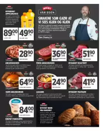 Meny kundeavis uke 40 Side 5: Meny fersk angusburger €36,90, Meny Lasagne €24,90