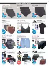 V Markt Prospekt woche 41 Seite 21: Damen Jazzpant €19,99, Herren Webboxershorts €5,99