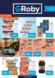 GRoby akciós újság Oldal 1: Lurpak kenhető keverék €1.299,00, Elmas croissant €199,00