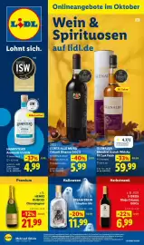 Lidl Prospekt Seite 1: HENRI DUBOIS Champagner €21,99, 5 OROS Rioja Crianza DOCa €6,99