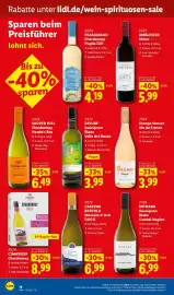Lidl Prospekt Seite 18: DELUXE Sauvignon Blanc €3,99, Orange Sunset €3,99