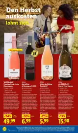 Lidl Prospekt Seite 2: Côtes du Rhône Rosé AOP €5,99, Morellino di Scansano DOCG €6,99