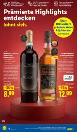 Lidl Prospekt Seite 20: MAESTRO DE PIGO Primitivo di Manduria IGP €8,99, RON RUMBERO Kubanischer Rum €12,99