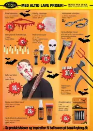Harald Nyborg tilbudsavis uge 40 Side 58: Selvlysende heksefingre €12,00, Halloween håndjern €20,00