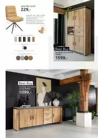 Henders & Hazel folder Pagina 3: stoel Mia vanaf 229,- > onderstel: vast, 180° of 360° draaibaar en automatische
