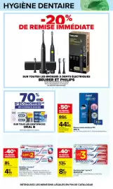 Catalogue Carrefour | TOUTES EN BEAUTÉ page 33: ORAL-B Brosse à dents électrique IO2 €44,95, SENSODYNE Dentifrice Soin €8,37