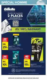 Catalogue Carrefour | TOUTES EN BEAUTÉ page 35: GILLETTE Rasoir rechargeable €10,46, Gillette Lames €25,28