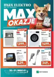 Max Elektro gazetka Strona 1: Kamera Samochodowa 70mai A510 €429,00, Odkurzacz Pionowy Beko €349,00