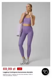 4F gazetka tydzień 40 Strona 8: Legginsy treningowe bezszwowe damskie 4F €69,99