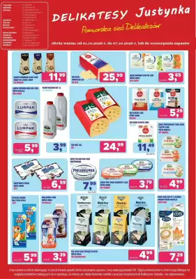 Delikatesy Justynka gazetka (ważność do 7-10)