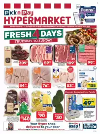 Pick n Pay Hypermarket catalogue Page 1: PnP Loose Avocado €30,00, Bulk Farmstyle Boerewors €99,99