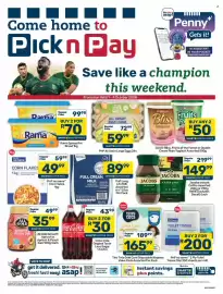 Pick n Pay catalogue Page 1: Tiny Tots Gold Care Disposable Nappies Value Pack Assorted Per Pack €165,99
