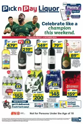 Pick n Pay Liquor (valid until 4-10)