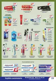 AT gazetka Strona 15: Pasta do zębów Rebi-dental herbal €2,79, Blend-a-med 3D White €4,99