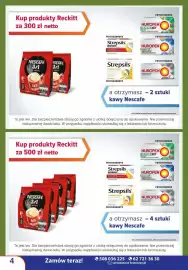 AT gazetka Strona 4: 4 Kup produkty Reckitt za 300 zł netto NESCAPE 321 F01010200018 Strepsils INTENSIVE NEW NESCAFE 3:1