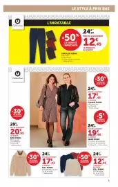 Catalogue Super U | La Mode à prix bas page 3: PULL FEMME €12,45, PULL FEMME €17,43