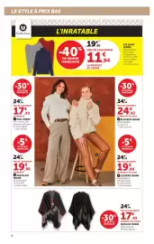 Catalogue Super U | La Mode à prix bas page 4: LE STYLE À PRIX BAS 4 U Collection -30% DE REMISE IMMÉDIATE 24,90 PRIX DE