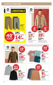 Catalogue Super U | La Mode à prix bas page 6: TEE SHIRT HOMME €9,03, PULL HOMME €17,90