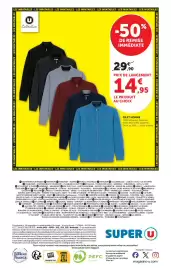 Catalogue Super U | La Mode à prix bas page 8: U Collection Gilet Homme €14,95