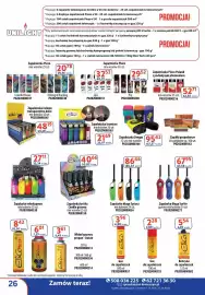 AT gazetka Strona 26: Zapalniczka Zengaz €95,42, Zapalniczka krzesiwo €21,69