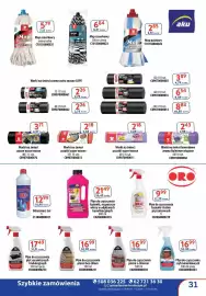 AT gazetka Strona 31: Płyn do czyszczenia pleśni z chlorem €16,99, Płyn do czyszczenia szyb kominkowych €16,99