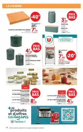 Catalogue Super U | La Maison à prix bas page 10: PLANCHE A DECOUPER AVEC REBORD €7,79, BOITE CAFE €3,99