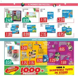 Volantino Mercadò Pagina 17: Omo pesce nasello/trota NipiOl €2,15, Salviettine baby SISA €0,99
